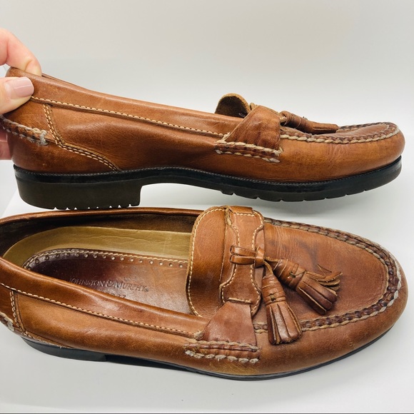 Johnston & Murphy | Men’s Brown Tassel Loafers - Picture 2 of 9